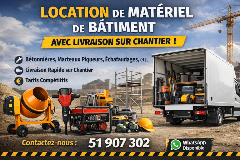 LOCATION DE MATERIEL DE BATIMENT