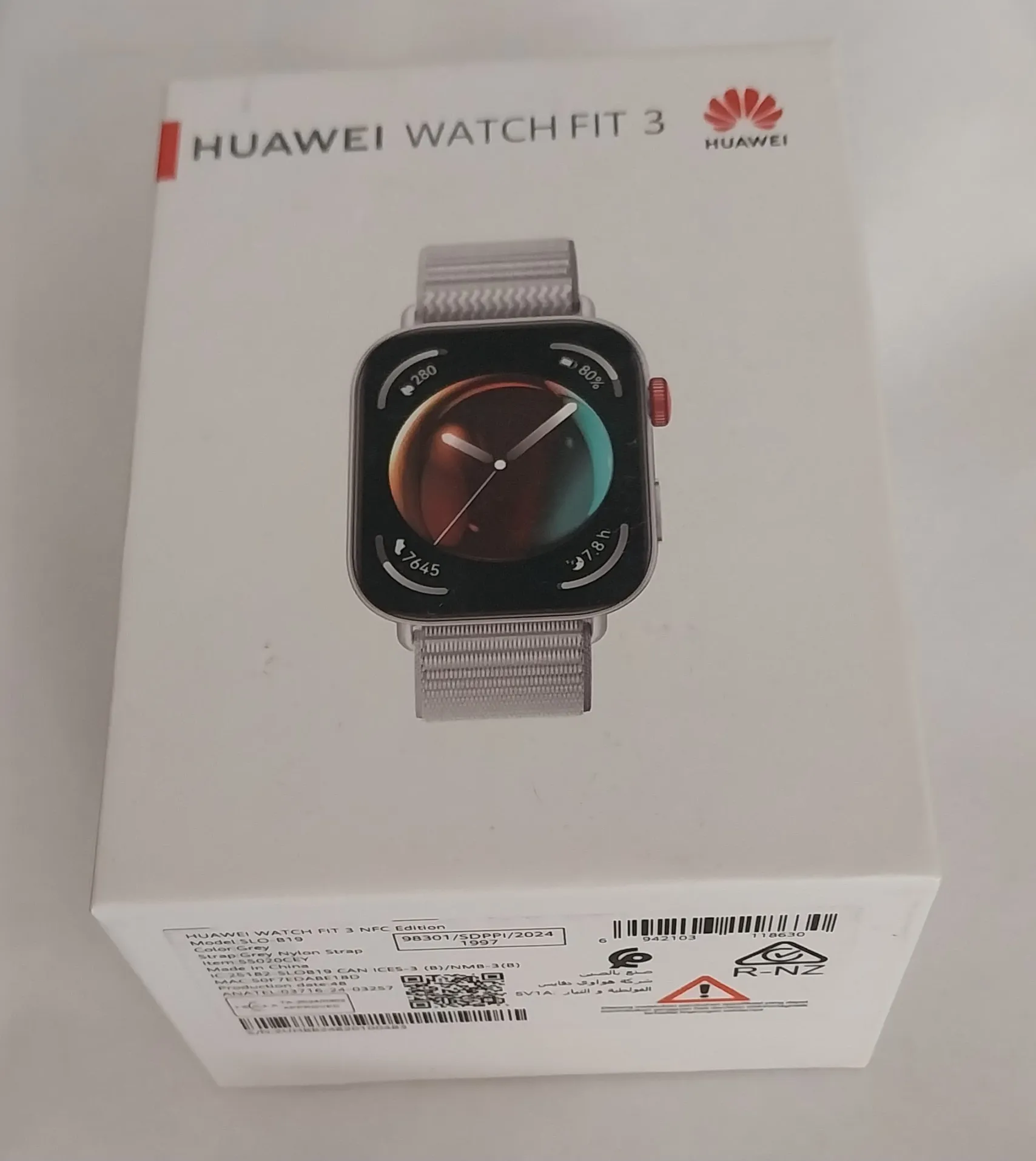 Montre conncetée Huawei Watch Fit 3 - toute neuve