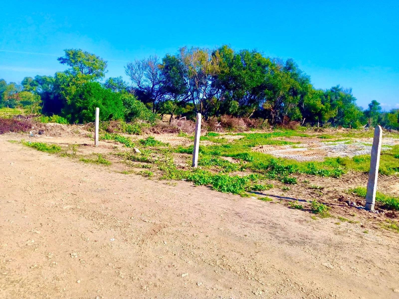 terrain a karkouen pied dans l'eau