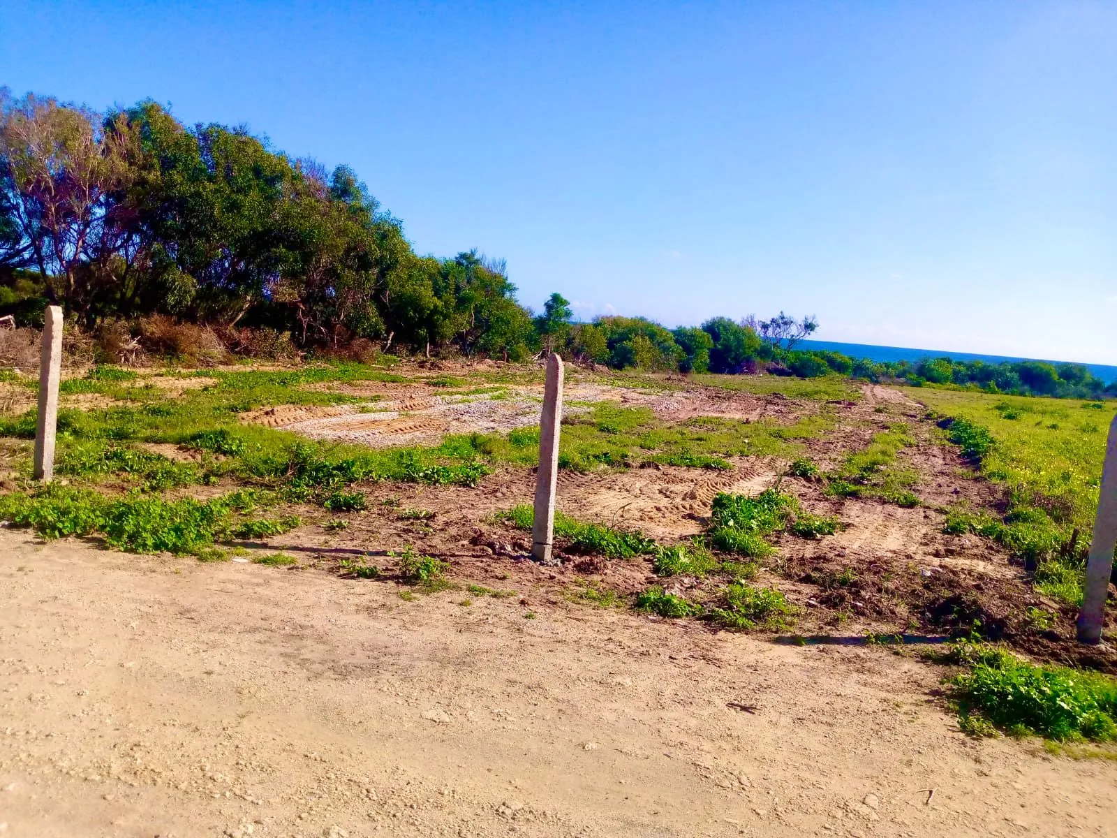 terrain a karkouen pied dans l'eau