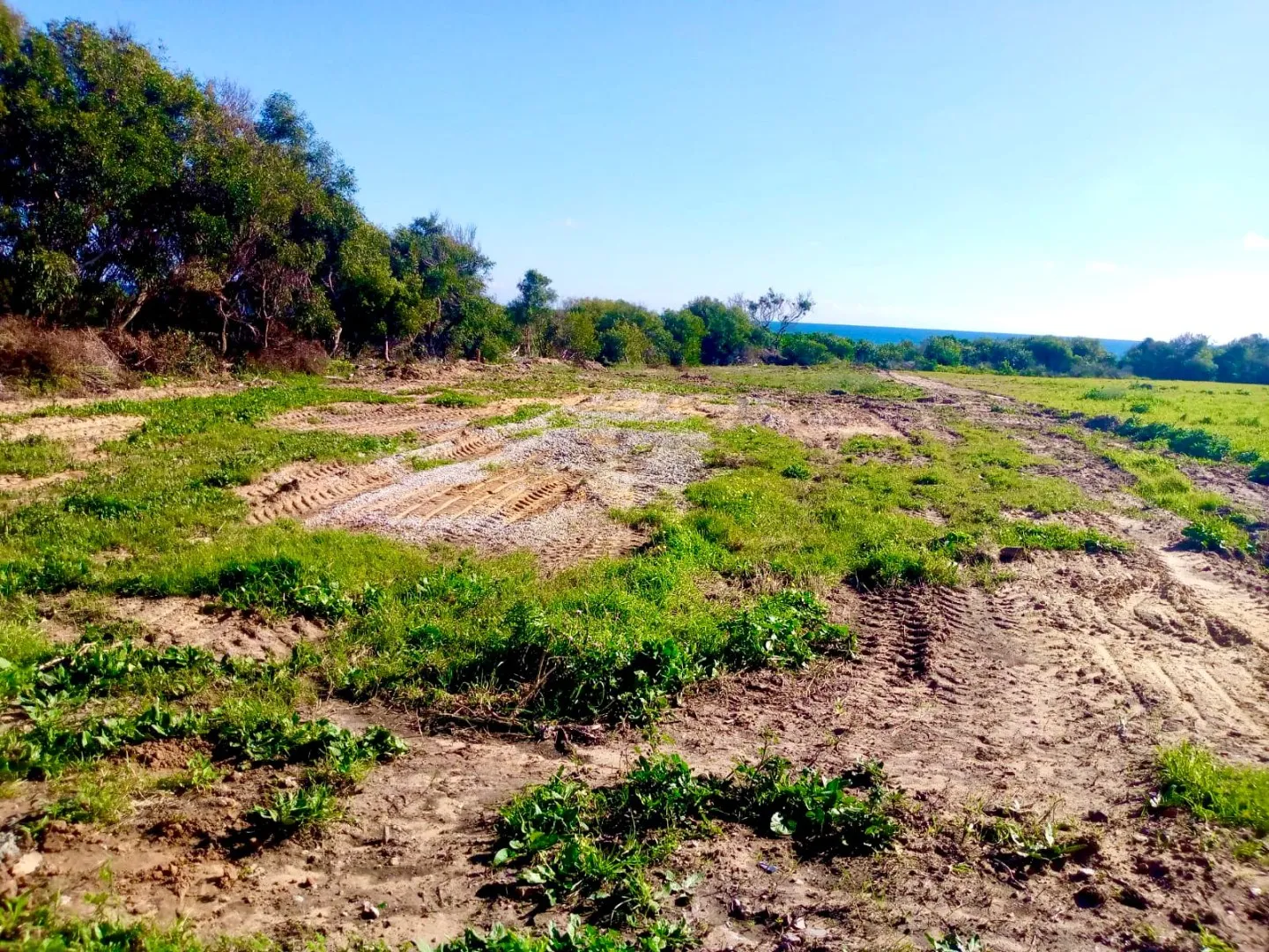 terrain a karkouen pied dans l'eau