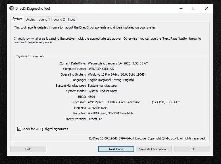 Unité Gamer R5 3600x 32Go GTX 1080 SSD 480Go