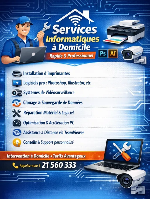 đ§ **Services Informatiques Rapides & Professionnels Ă Domicile** đ»đ