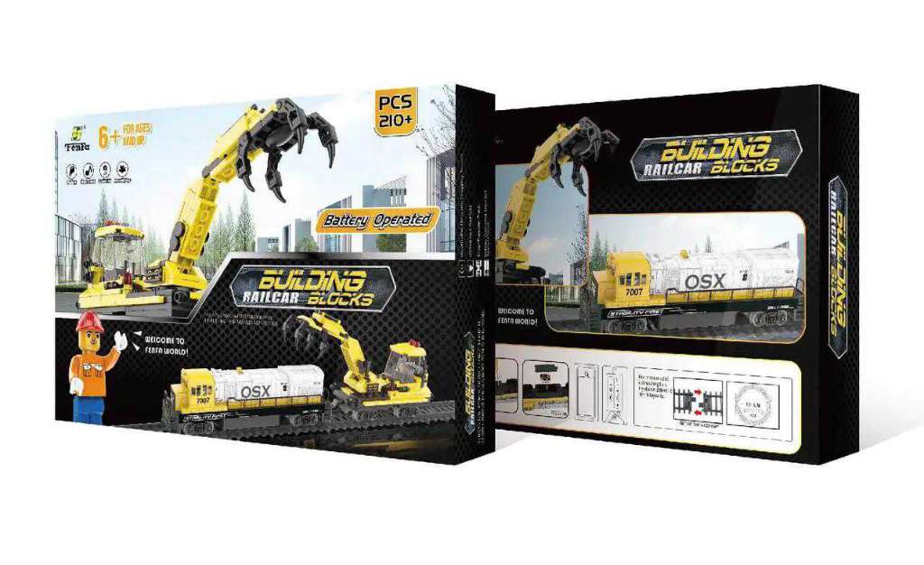 Ensemble de train de 210 pièces