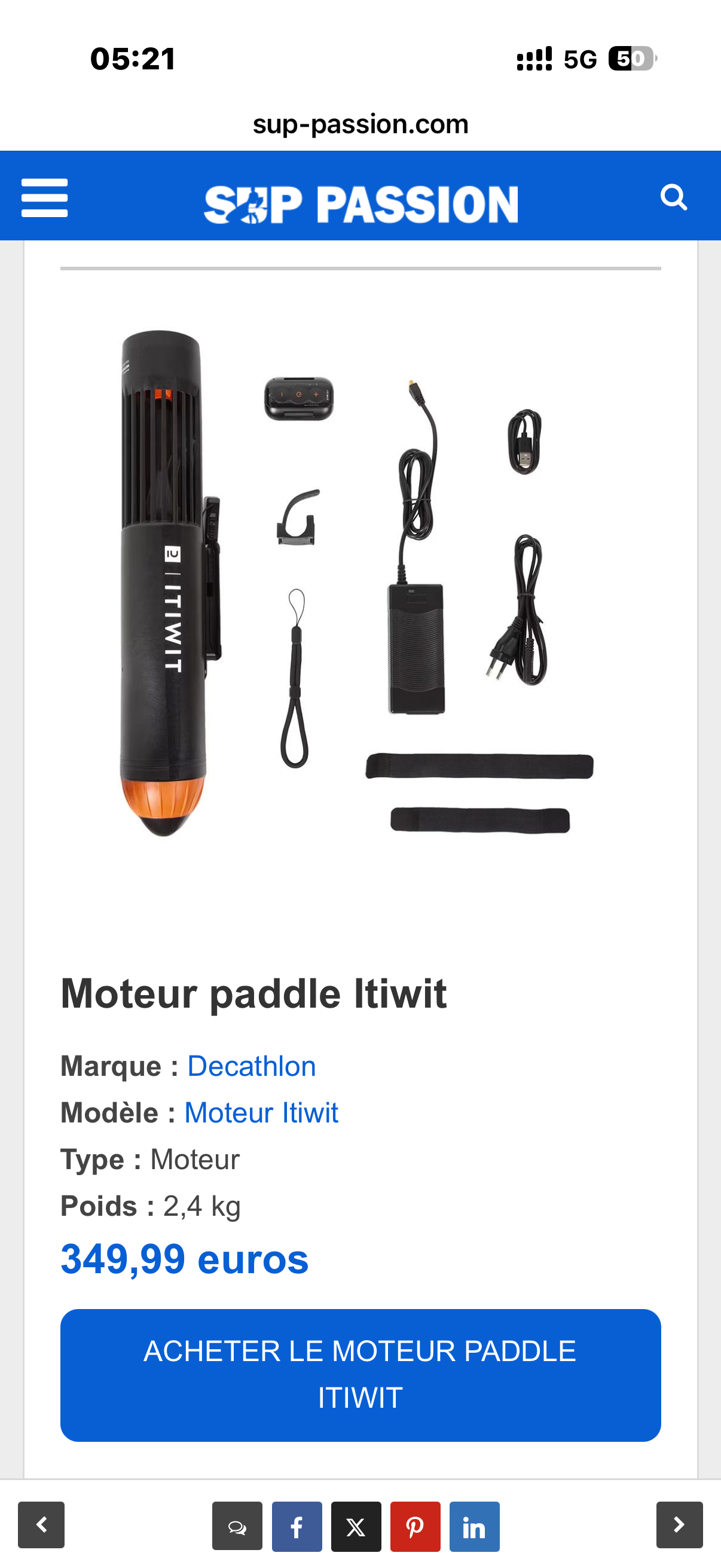 Moteur Padel