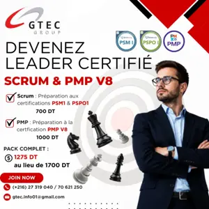 Pack Project Manager 3en1 PSM1 PSPO1 PMP