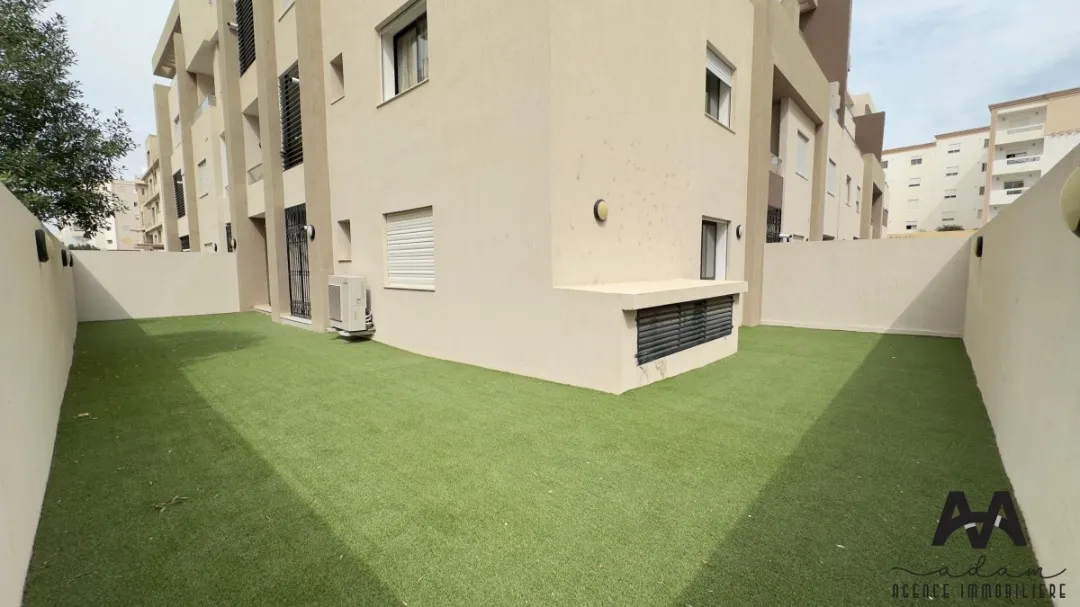 Appartement S+2 – 107 m² + Jardin 87 m² – Manzah 9C, Tunis