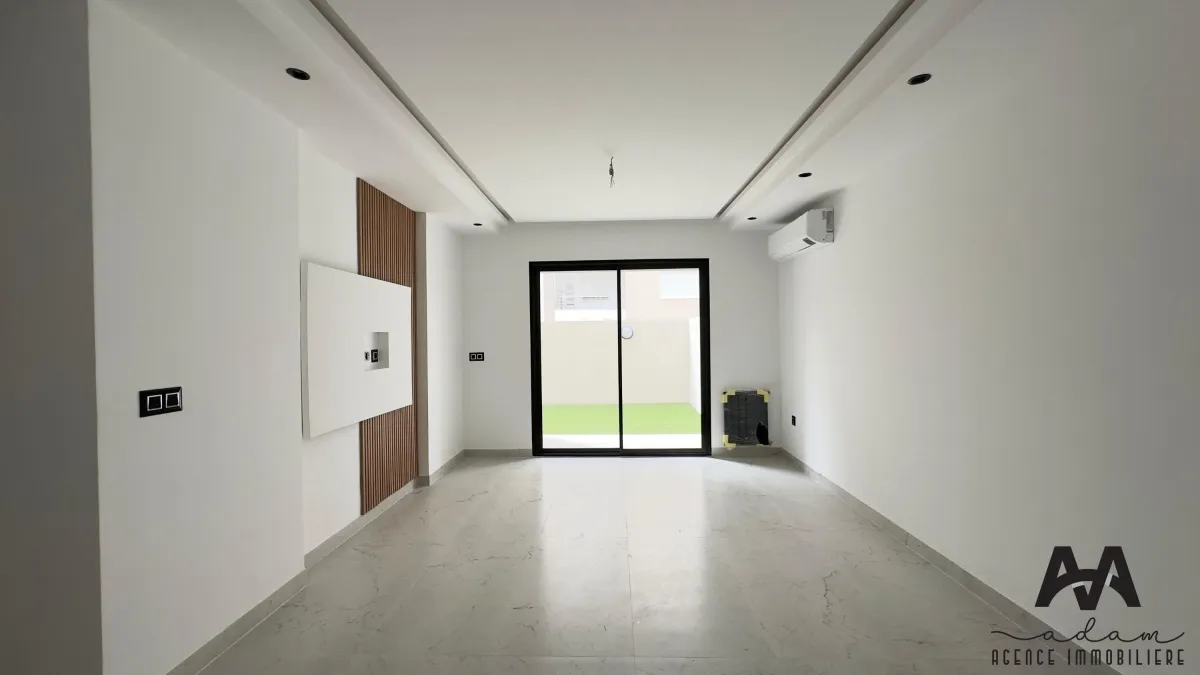 Appartement S+2 – 107 m² + Jardin 87 m² – Manzah 9C, Tunis