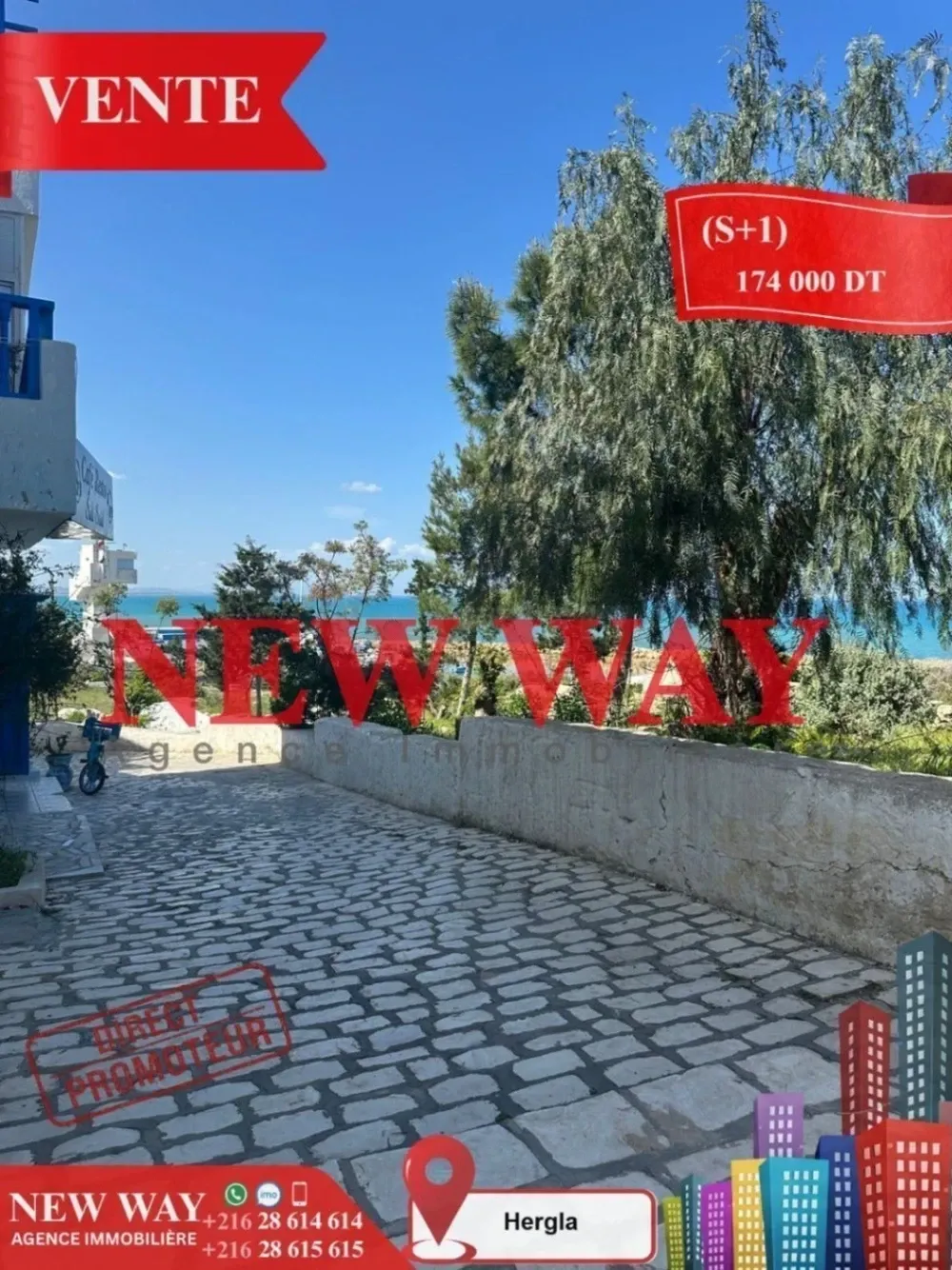 (S+1) Directe Promoteur à Hergla Lotissement AFH