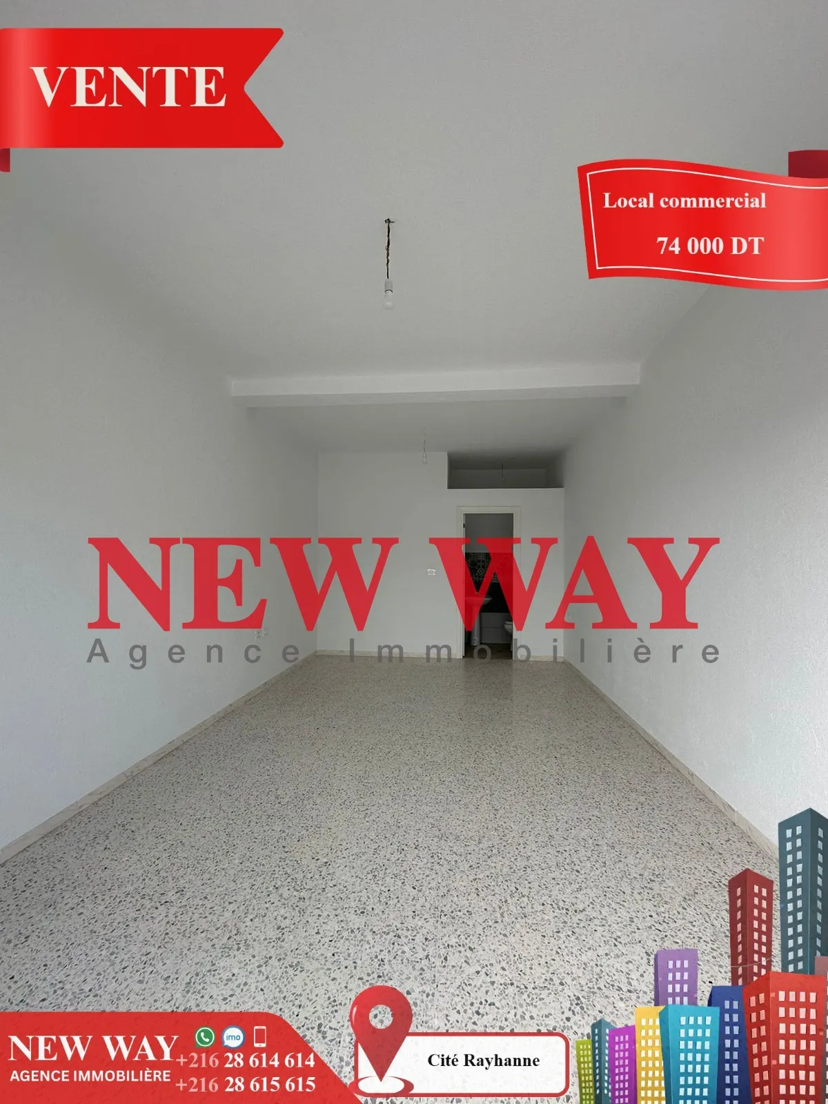 Local Commercial à Cité Rayhanne
