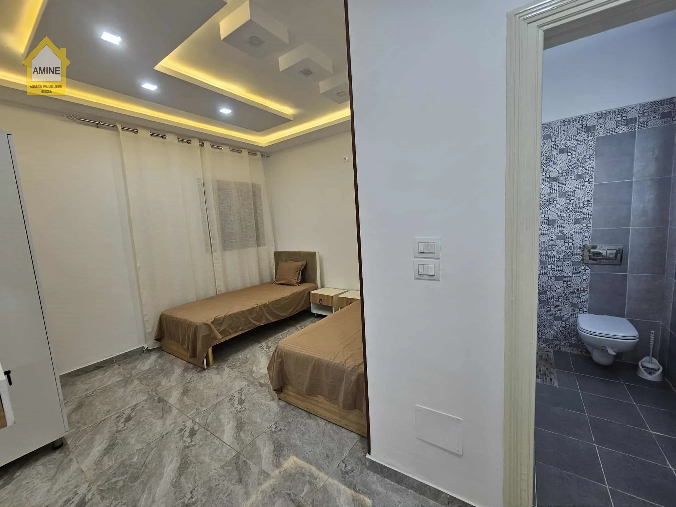 Villa moderne de plain-pied à louer à Tezdaine – Djerba