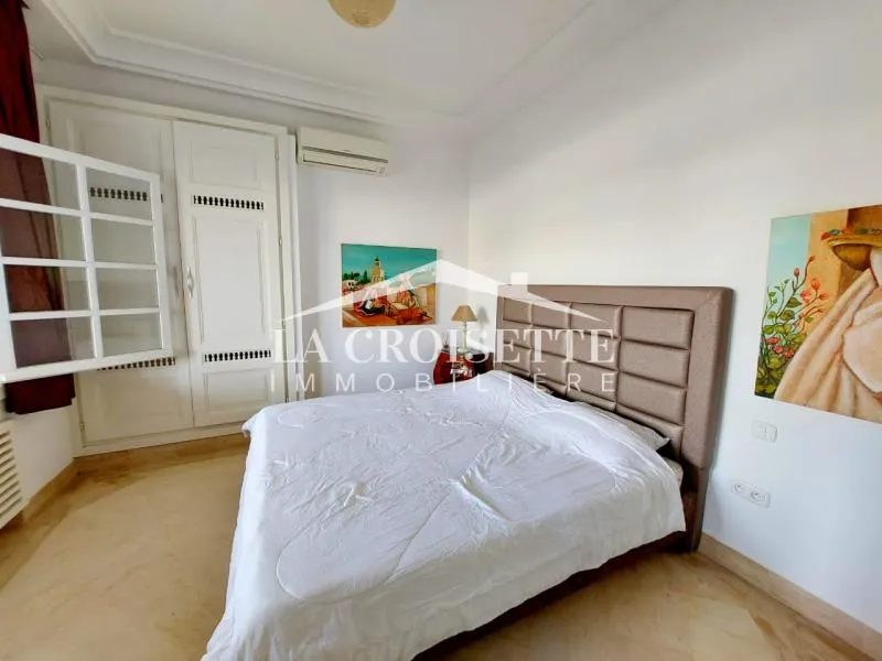 Rez-de-chaussée de villa meublé avec jardin à La Marsa MRCL0116 