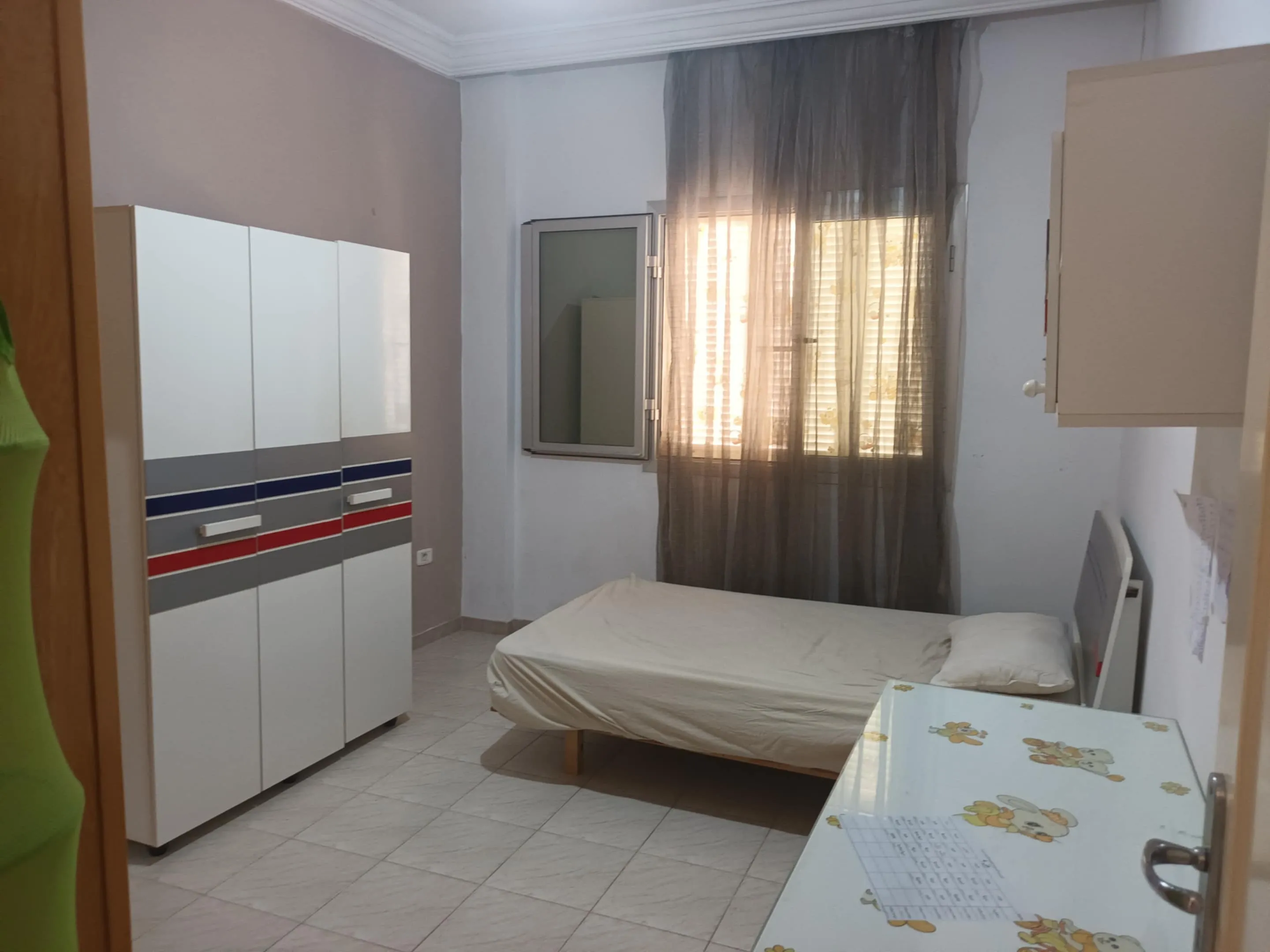 Appartement s+2 à l'année début de corniche Bizerte 