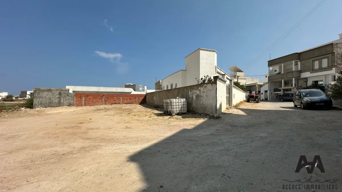 a vendre terrain 433m² à el maamoura