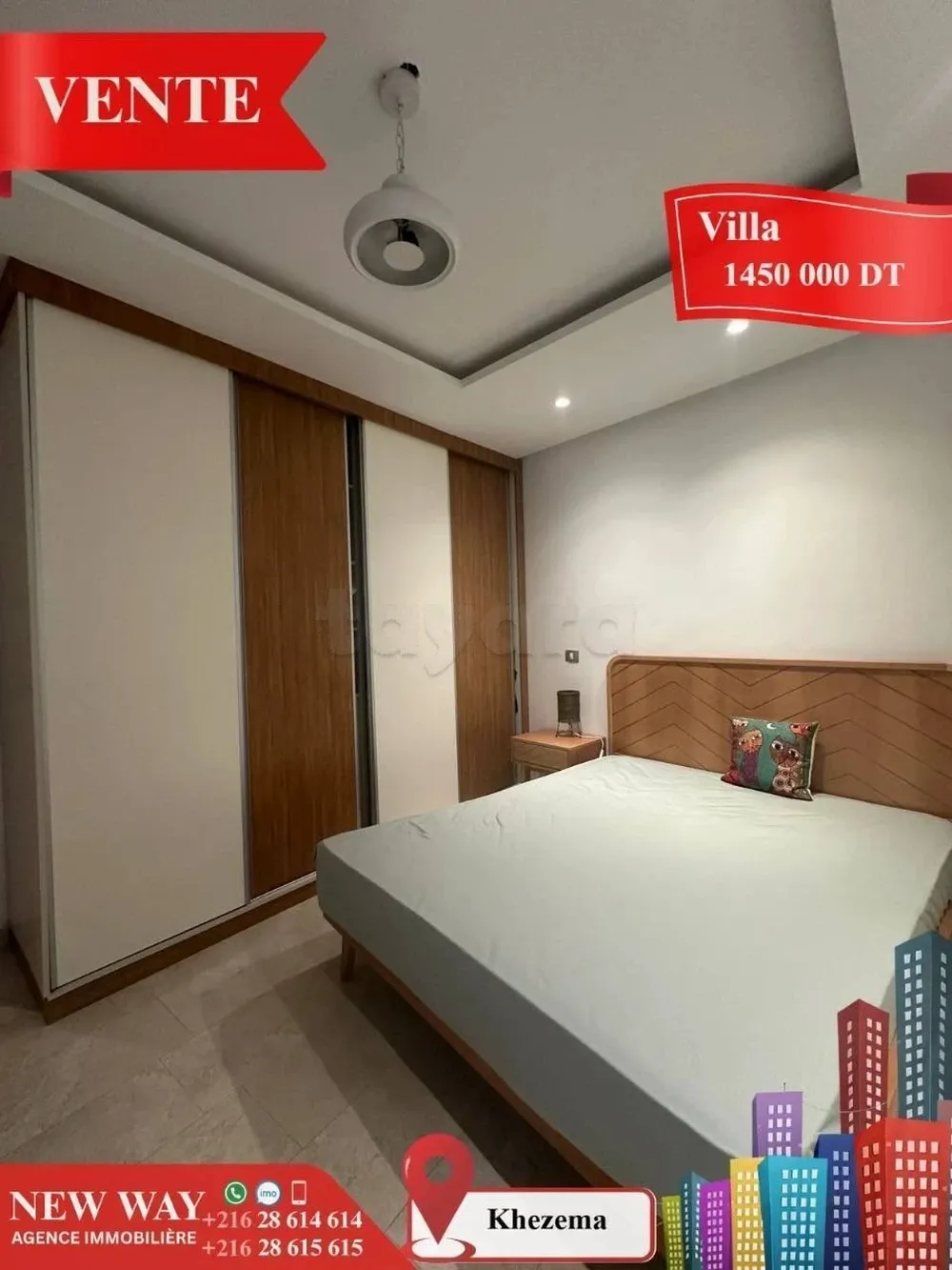 Villa à Khezema ouest , dans un quartier résidentiel