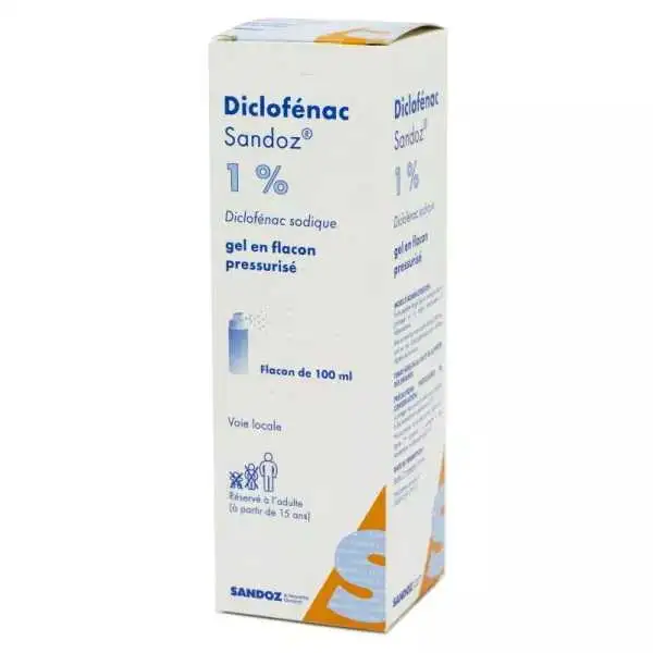 DICLOFÉNAC SANDOZ 1% GEL Tunisie