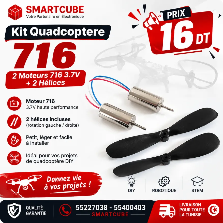 Kit Quadcoptere 716