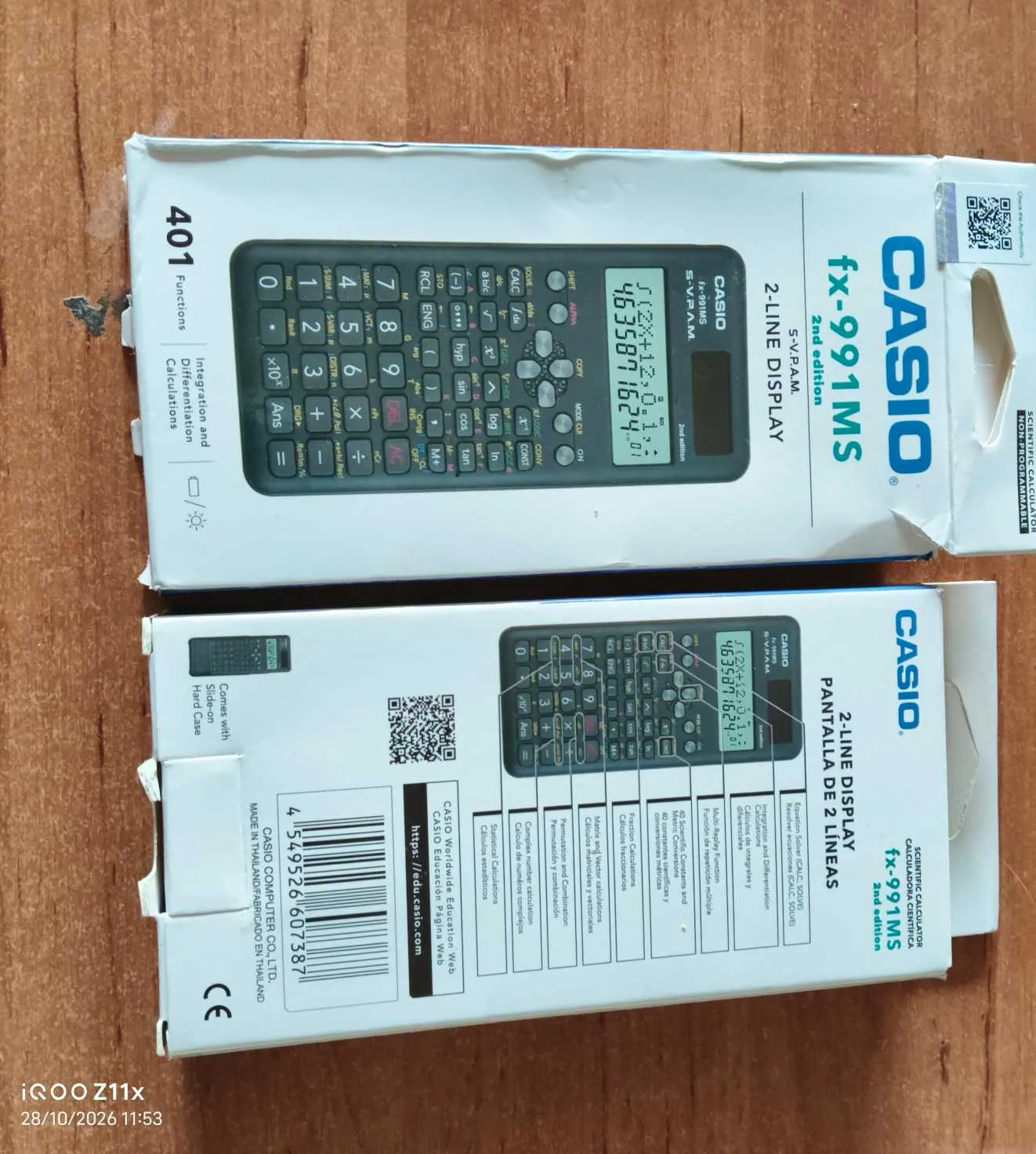 calculatrice scientifique casio Fx 991 MS - photo 1