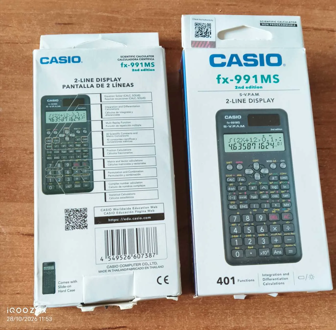 calculatrice scientifique casio Fx 991 MS - photo 2
