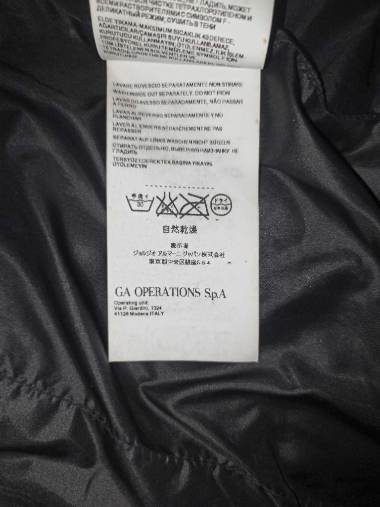 Armani jeans manteau femme taille 44 L XL 