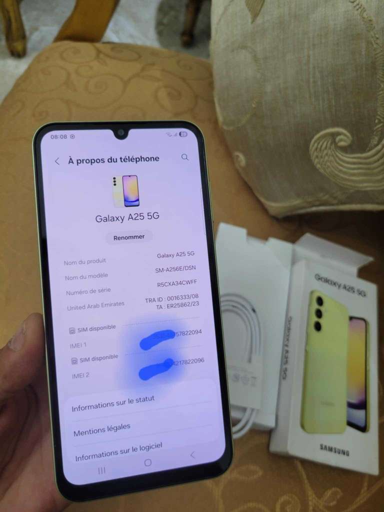 samsung a25 neuf 5g 
