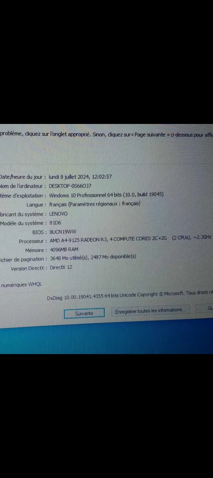 Lelbi3 pc portable Lenovo 