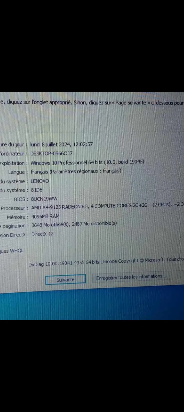 Lelbi3 pc portable Lenovo 