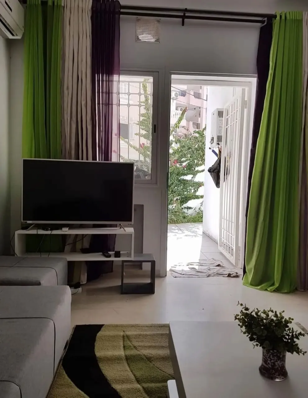  Appartement S+2 rez de chaussée près de la mer a chott meriem.