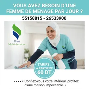 FEMME DE MENAGE PAR JOUR A BEMBLA