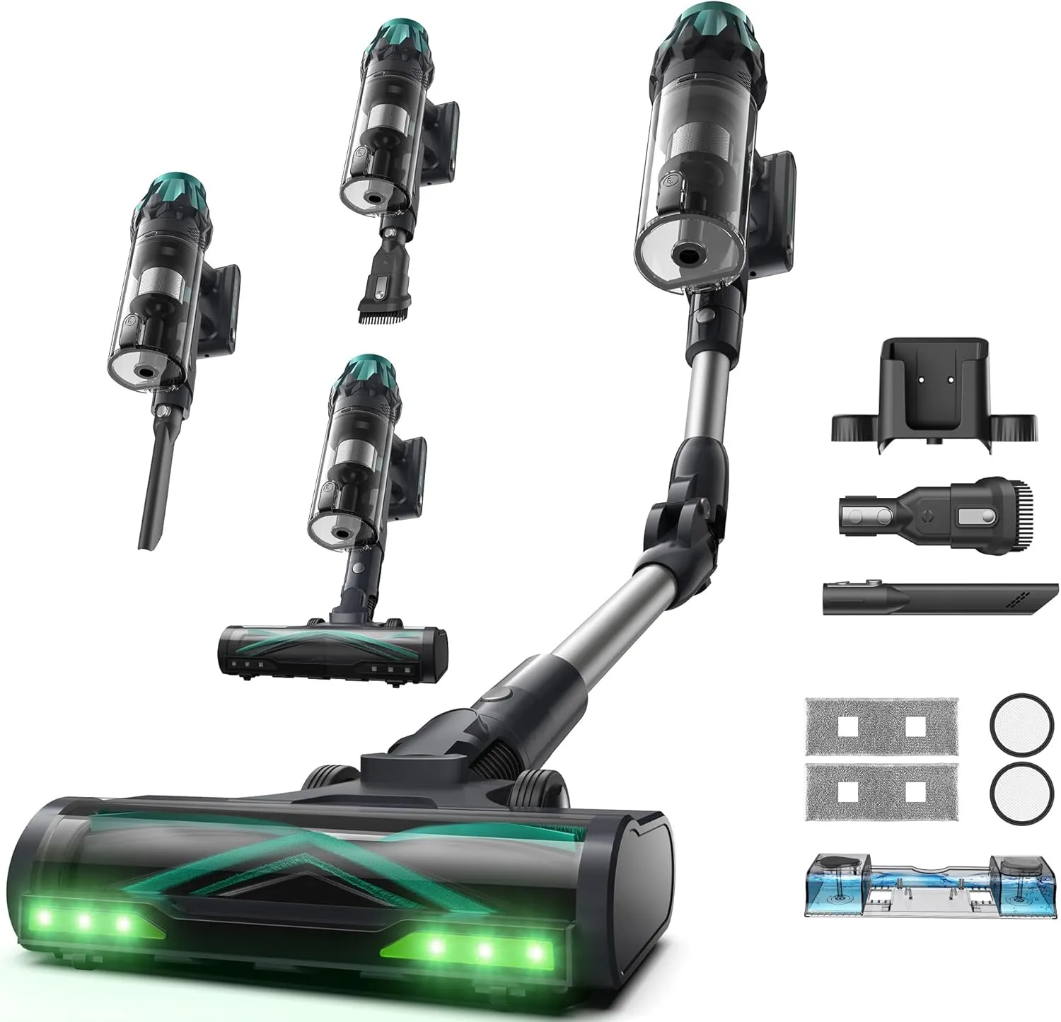 ✨ Aspirateur Sans Fil Vexilar V15Max – Aspiration + Lavage 2-en-1