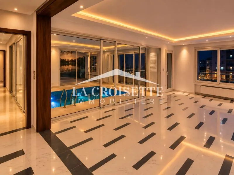 Appartement S+4 avec piscine au Lac2 MAL4307