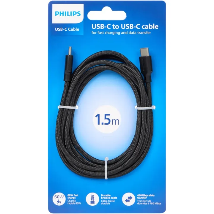 Cable de Charge USB-A -> Type C Original Philips
