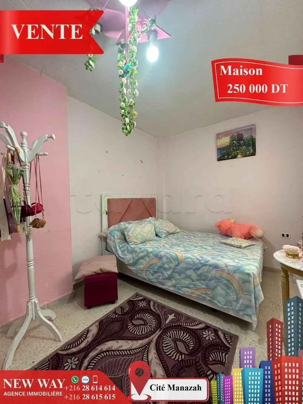 Maison de plain pied à Cité Manazah