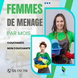 DES FEMMES DE MENAGE NON COUCHANTES A la Goulette 