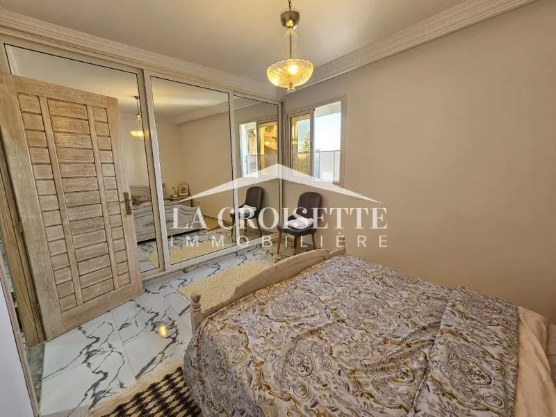Appartement s1 meublé à La Marsa ZAL2148