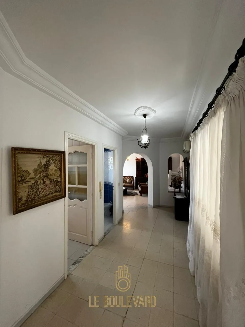 A Louer Etage De Villa S+2 Meublé à Oued Souhil, Nabeul