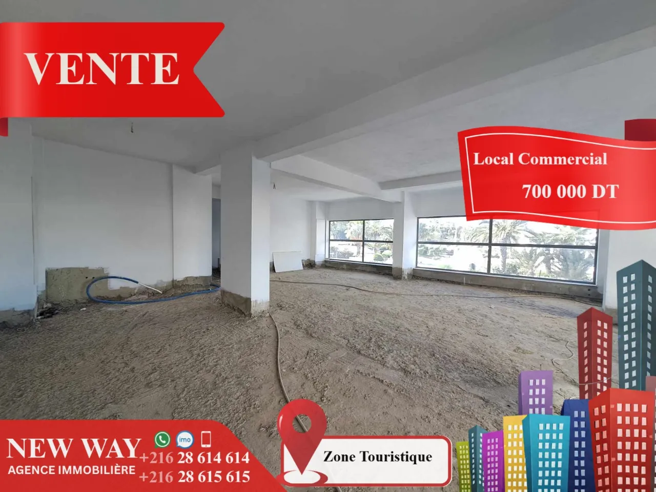 Local Commercial au plein cœur de la zone touristique
