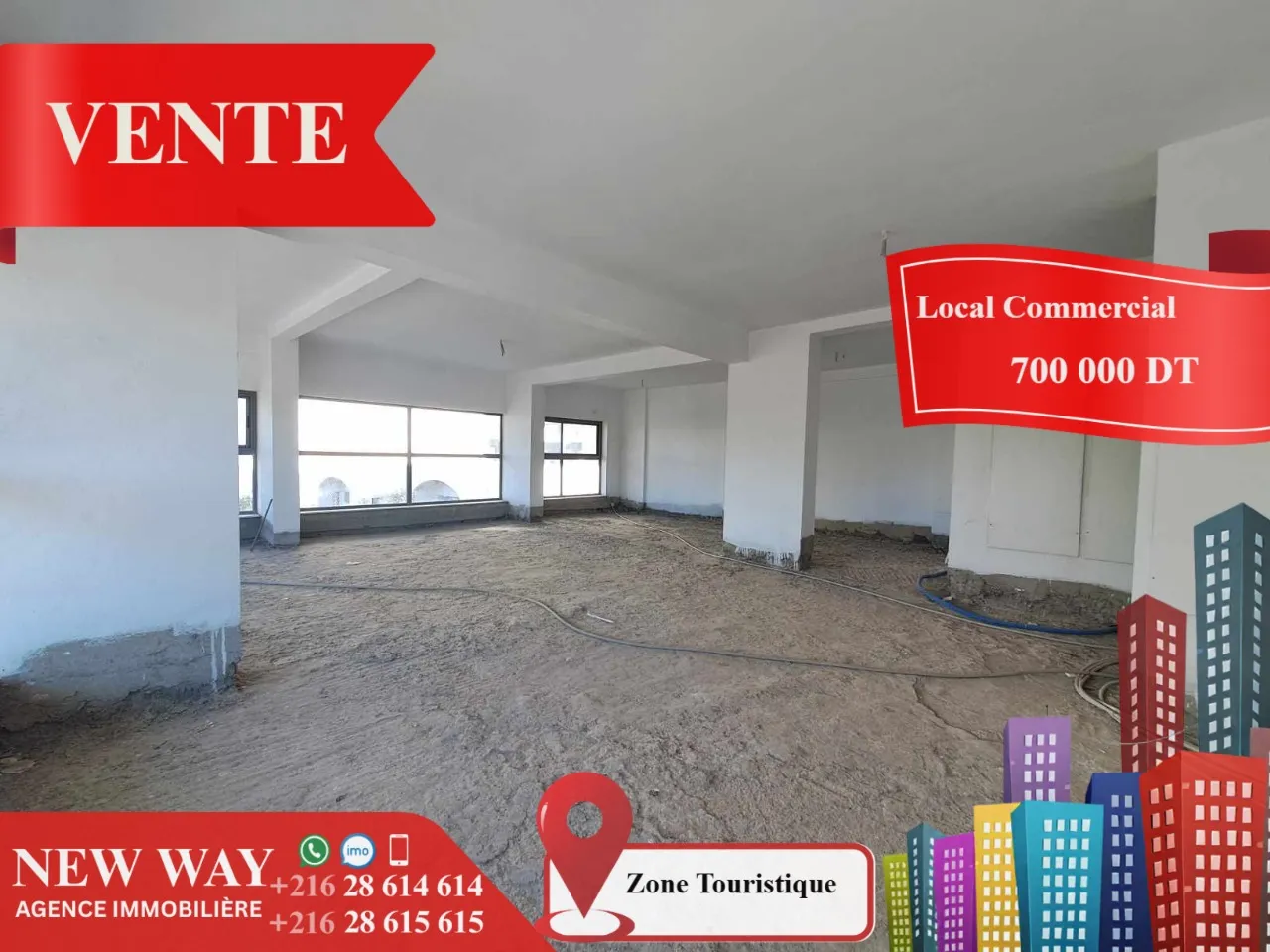 Local Commercial au plein cœur de la zone touristique