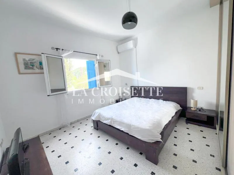 Appartement s2 meublé avec terrasse à Carthage MAL2158