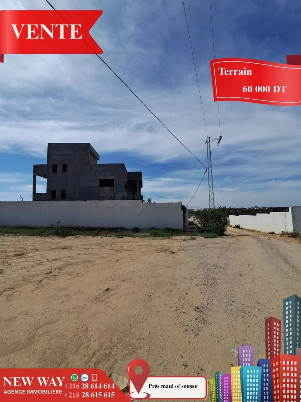 Terrain Prés Mall Off Sousse