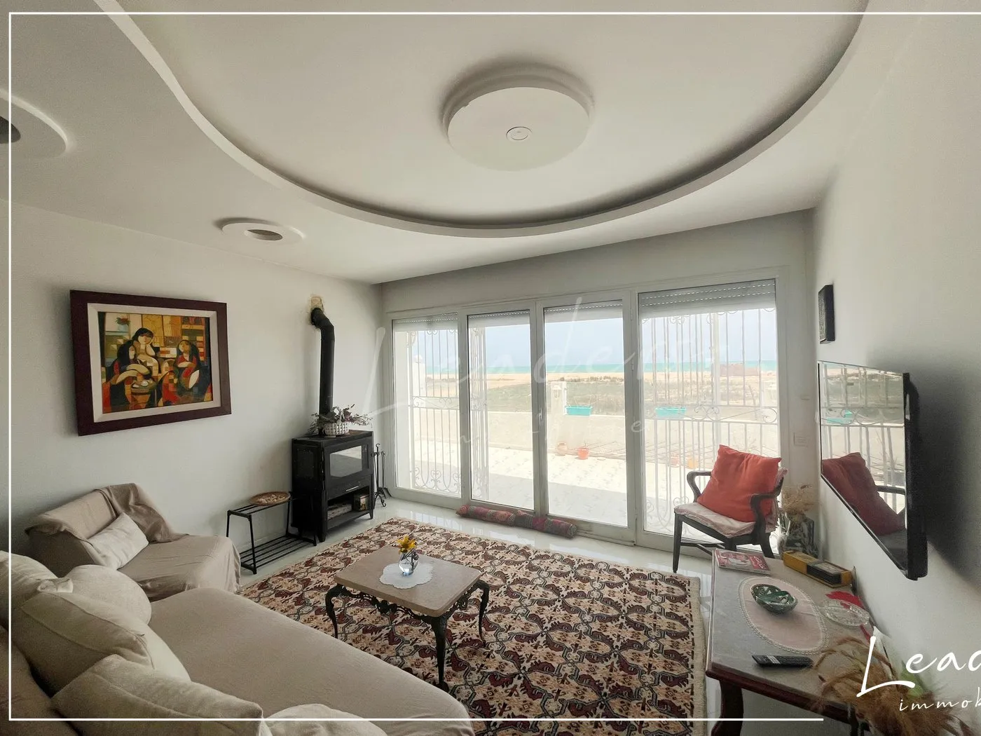 🏡 Villa Vue Mer à Raoued – 2S+4 avec Terrasse & Jardin