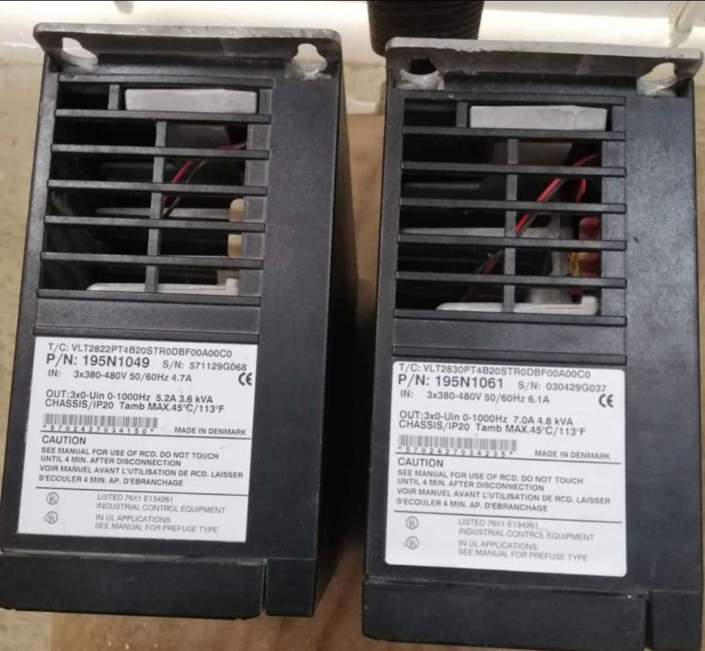 Lot de 10 variateurs de frequences