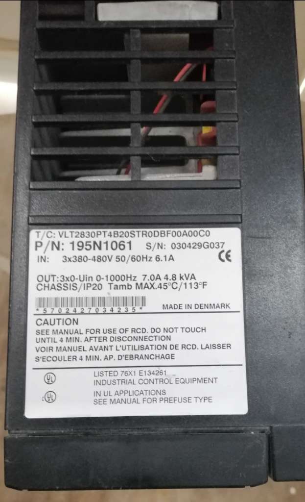 Lot de 10 variateurs de frequences