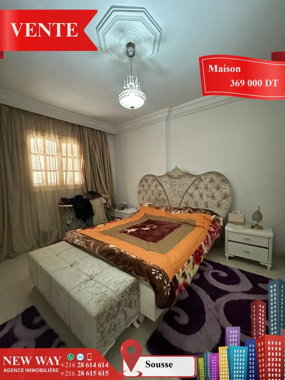Maison à Sousse, Prés de Centre Ville