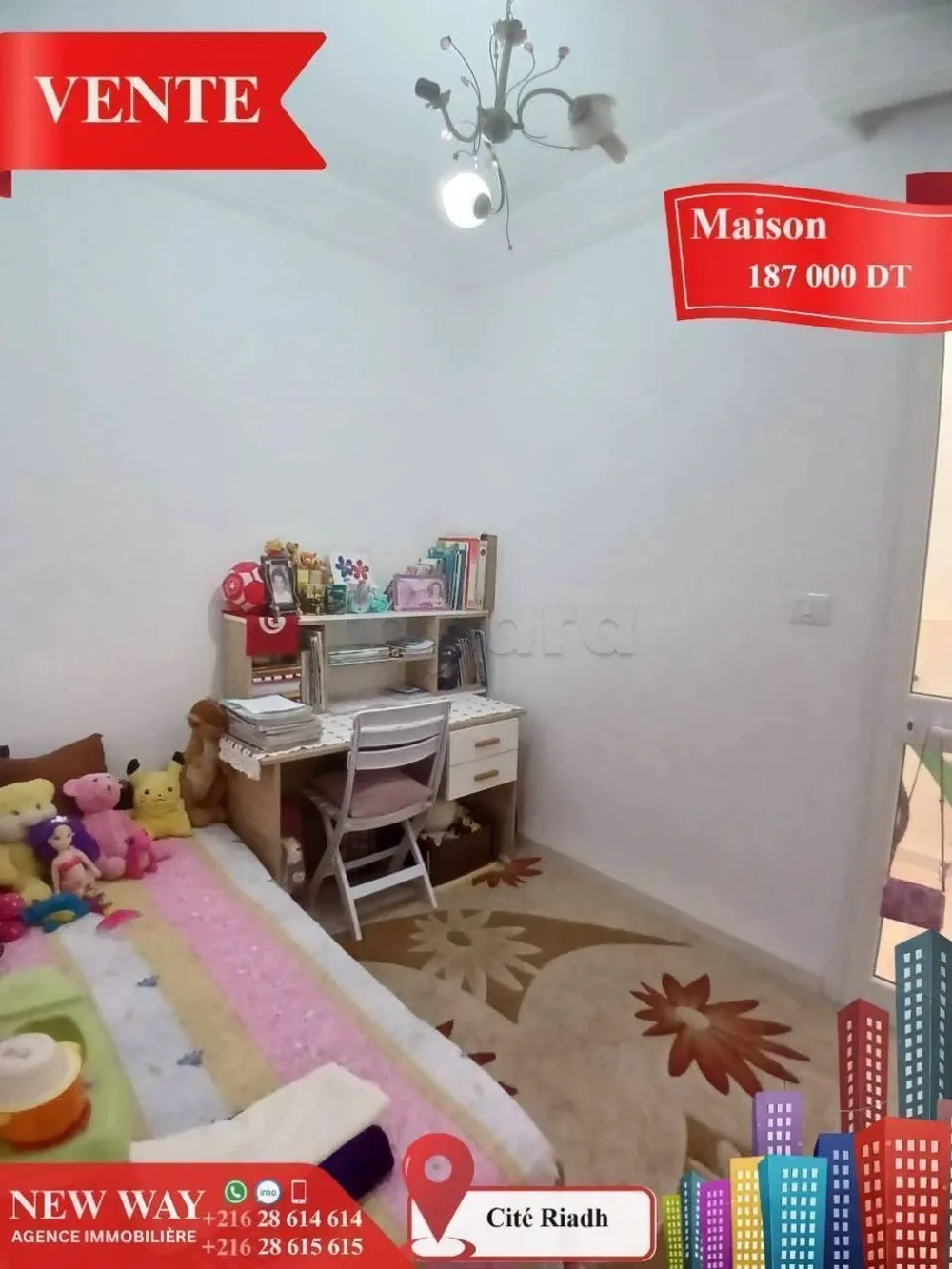 Maison à Cité Riadh , Proche de toutes Commodités