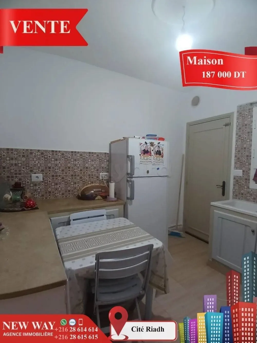 Maison à Cité Riadh , Proche de toutes Commodités