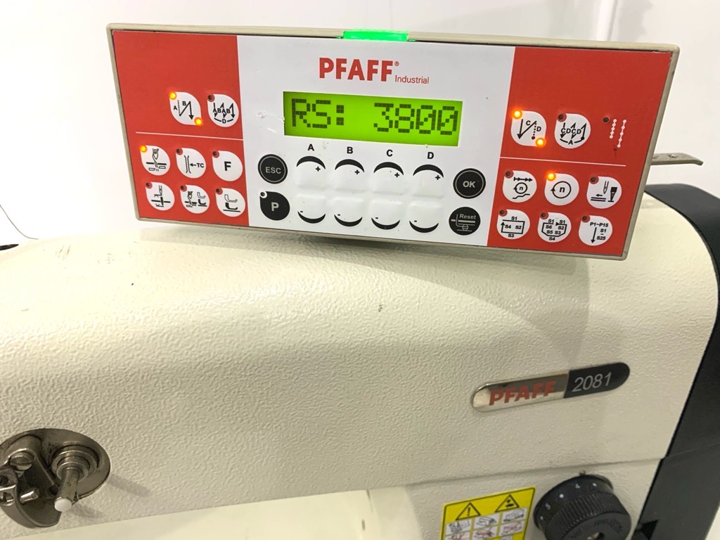 MACHINE À COUDRE PROFESSIONNELLE PFAFF 2081-08/220V #Double entraînement#