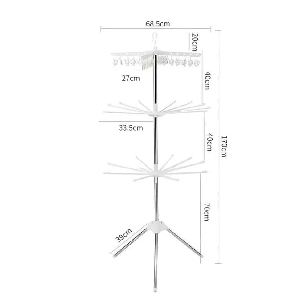وصول دفعة جديدة نظرا للطلب 
Sèche linge portable à 3 niveaux