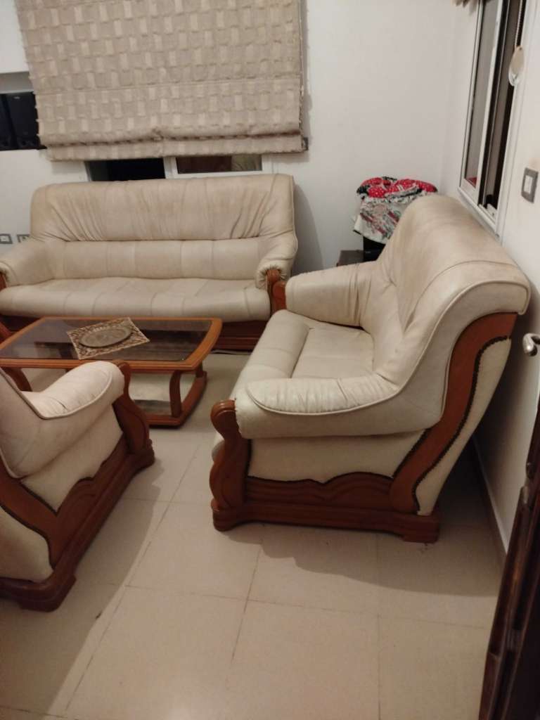 Salon 7 places avec table 