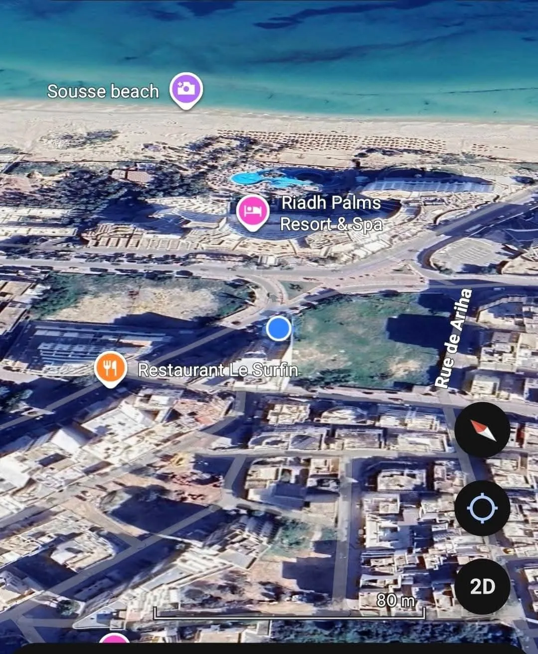 Terrain R+8 Proche hôtel riadh palm sousse zone touristique